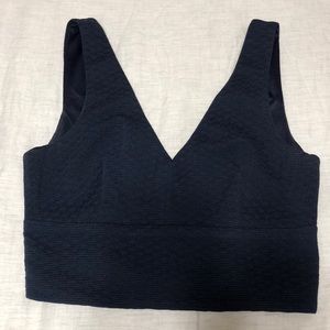 Navy blue Crop top